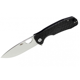 Нож HONEY BADGER Flipper D2 с чёрной рукоятью, Размер: Large 