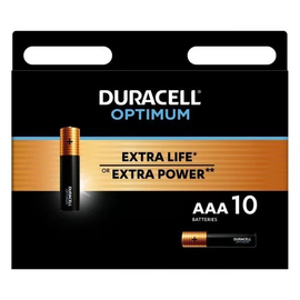 Батарейка Duracell Optimum LR03 AAA BL10 Alkaline 1.5V