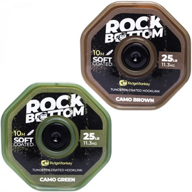 Поводковый материал Ridge Monkey Rock Bottom Tungsten Coated Soft, Цвет: Camo Green