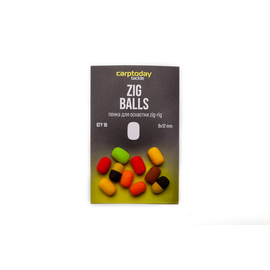 Пенка для оснастки зиг риг Carptoday Tackle Zig Balls, Цвет: Mixed Color – Разноцветный