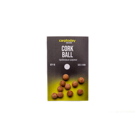 Пробковые шарики Carptoday Tackle Cork Balls, Диаметр: 8 мм