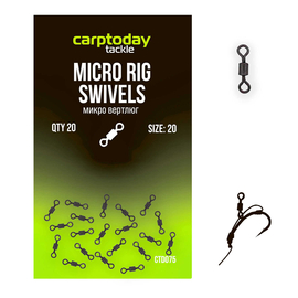 Микро вертлюги Carptoday Micro Rig Swivels