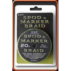 Шнур для спода и маркера ESP Spod & Marker Braid 20lb 200 метров