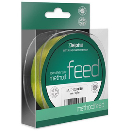 Леска моно Delphin METHOD FEED Line Fluo Yellow 0,20mm / 8,1lb / 300m