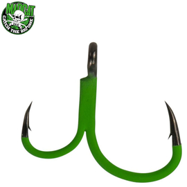 Крючки двойные MADCAT® A-STATIC DEADBAIT GRIPPER Hooks №6/0 - 4шт.