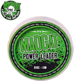 Поводковый материал MADCAT® POWER LEADER Dark Brown - 1.00mm / 100kg /15m