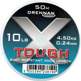 Леска DRENNAN X-TOUGH Mono Hooklink - 50m / 0.24mm / 4.54kg
