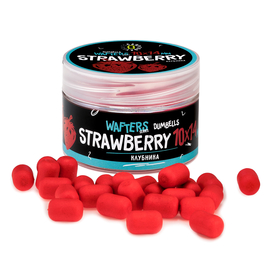 Вафтерсы Carptoday Baits Wafters Strawberry (Клубника) 10х14мм