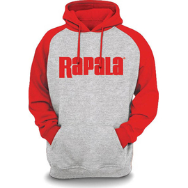 Толстовка RAPALA Sweatshirt (серая с красными рукавами), Размер: M