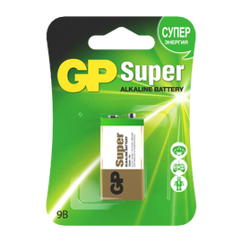 Батарейка GP Super Крона 6LR61 BL1 Alkaline 9V