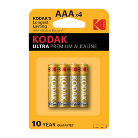 Батарейка Kodak ULTRA PREMIUM LR03 AAA BL4 Alkaline 1.5V