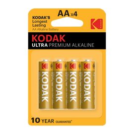 Батарейка Kodak ULTRA PREMIUM LR6 AA BL4 Alkaline 1.5V