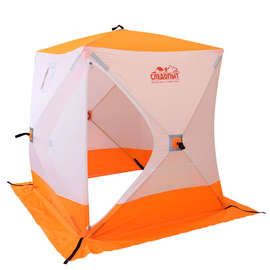 Палатка зимняя куб однослойная СЛЕДОПЫТ, Размер: 150 см х 150 см х 166 см