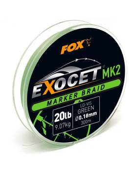 Плетёный шнур для маркера FOX Exocet MK2 0.18мм 20lb 300м