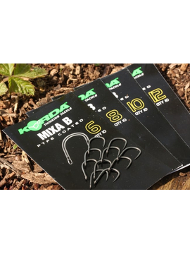 Крючки карповые Korda Mixa Barbless, Размер крючка: №10