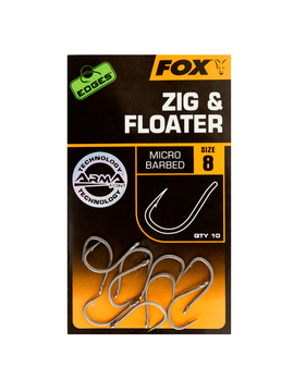 Крючки FOX EDGES Zig & Floater, Размер крючка: № 10