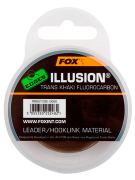 Флюрокарбон FOX Illusion Soft Trans Khaki 50м, Тест: 12.00 lb