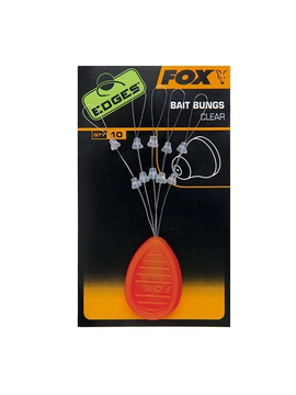 Нижний стопор для волосяной насадки FOX EDGES Bait Bungs Clear