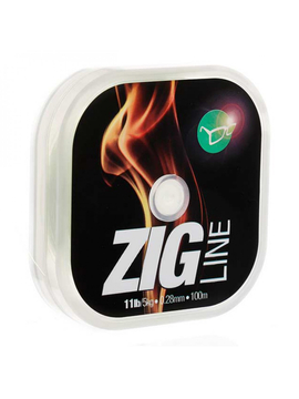 Плавающая леска для ловли на зиг-риг Korda Zig Line, Тест: 9.00 lb
