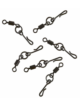 Вертлюжки с кольцом и быстросъёмом FOX EDGES Kwik Change O Ring Swivels, Размер: 10