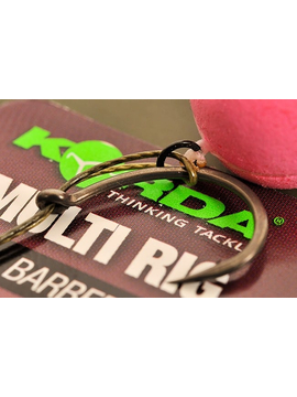 Готовая оснастка Korda Multi Rig Barbless, Тест: 30.00 lb, Размер крючка: № 4
