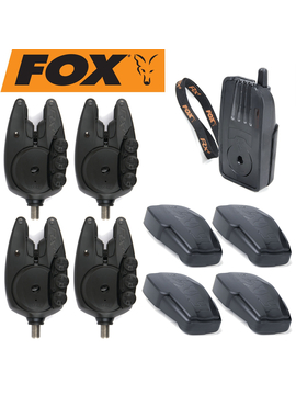 Набор сигнализаторов поклевки FOX RX+, Комплектация: Набор 4+1