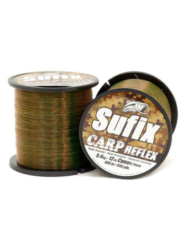 Леска карповая Sufix Carp Reflex, Тест: 5.50 кг, Диаметр лески: 0.25 мм