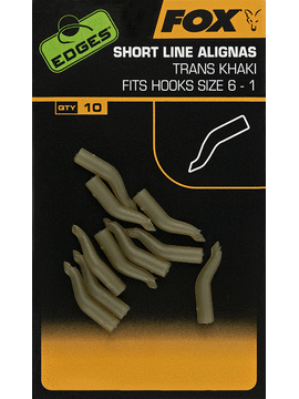 Силиконовый конус FOX Line Alignas Trans Khaki EDGES, Размер: Long, Размер крючка: 10 – 7