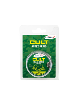 Лидкор без свинца Climax CULT Snake Braid Lead Free, Цвет: Weed (Водоросли), Тест: 30.00 lb