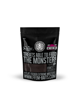 Сыпучая прикормка FFEM Method Mix Spicy Liver (печень) 1kg