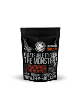 Пылящие бойлы FFEM Soluble Boilies Super Plum (слива) 22mm 1kg