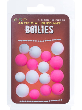 Плавающие искусственные бойлы ESP Buoyant Boilies White/Pink
