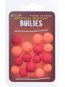 Плавающие искусственные бойлы ESP Buoyant Boilies Red/Orange