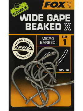 Крючки усиленные FOX Wide Gape Beaked X EDGES, Размер крючка: № 2