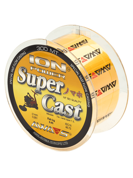 Леска карповая AWA'S ION POWER SUPERCAST 300м, Диаметр: 0.234 мм