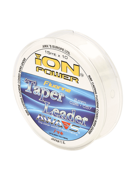 Шок лидер конусный AWA'S ION POWER FLUORINE Taper Leaders, Диаметр: 0.20 - 0.57 мм