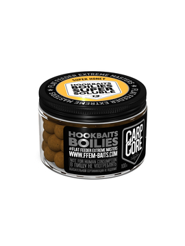 Бойлы пылящие насадочные FFEM Super Soluble Boilies Super Honey (Мед) 13мм