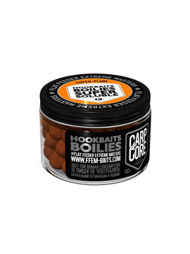 Бойлы пылящие насадочные FFEM Super Soluble Boilies Super Plum (Слива) 13mm