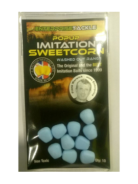 Искусственная кукуруза плавающая Enterprise Tackle Pop-Up Sweetcorn серия Washed Out (бледная, без запаха), Цвет: Washed Out Blue – Бледно-синий