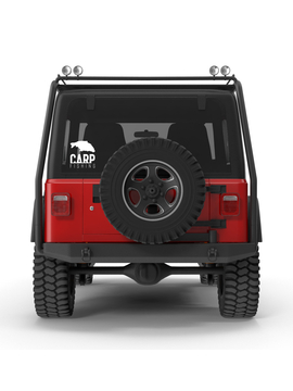 Наклейка из световозвращающей пленки на автомобиль CARP fishing