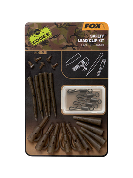 Набор для монтажа Безопасная Клипса FOX Edges Camo Slik Lead Clip Kit с классическим конусом, Размер быстросъема: 7