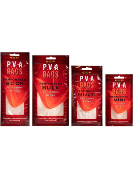 Растворимые ПВА мешки ESP PVA Bags Perforated, Размер: Mini