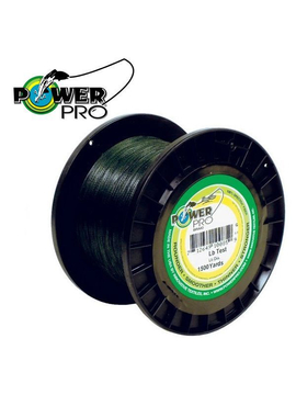 Леска плетёная POWER PRO 1370м зелёная, Диаметр: 0,43 мм