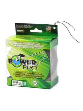 Леска плетёная Power Pro 275м зелёная, Диаметр: 0,46 мм