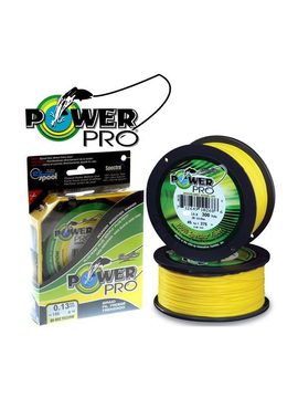 Леска плетёная Power Pro 135м жёлтая, Диаметр: 0,32 мм
