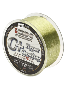 Леска карповая AWA'S ION POWER C+ HYPER CASTING 1000m, Диаметр: 0.234 мм