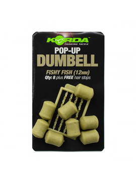 Имитационная плавающая приманка Korda Pop-Up Dumbell Fishy Fish Beige (рыба), Диаметр: 8 мм