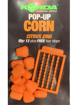 Плавающая имитационная приманка Korda Pop Up Corn Citrus Zing Orange (цитрус) оранжевая