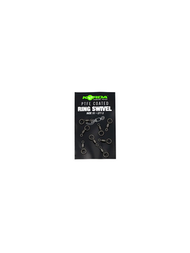 Вертлюг с кольцом Korda Ring Swivel с покрытием из PTFE, Размер: 8