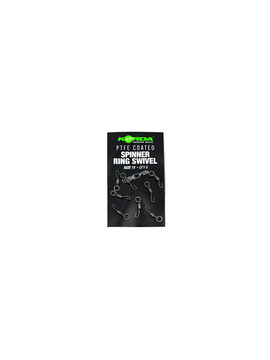 Вертлюг быстросъемный с кольцом Korda Spinner Ring Swivels №11 с покрытием из PTFE